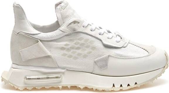 Be Positive Verweerde Leren Sneakers Space Race