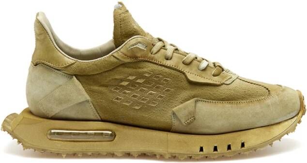 Be Positive Vintage Space Race Sneakers Khaki