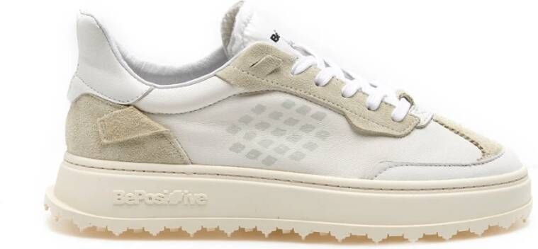 Be Positive Witte Cuprace Wing Sneakers