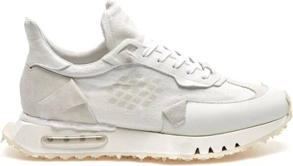 Be Positive Witte Sneakers Space Race Stijl