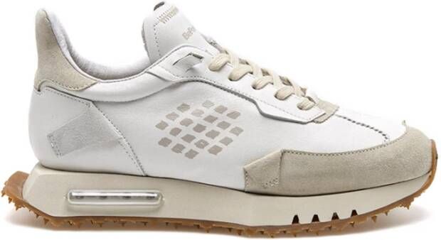 Be Positive Witte Space Race Sneakers White Dames