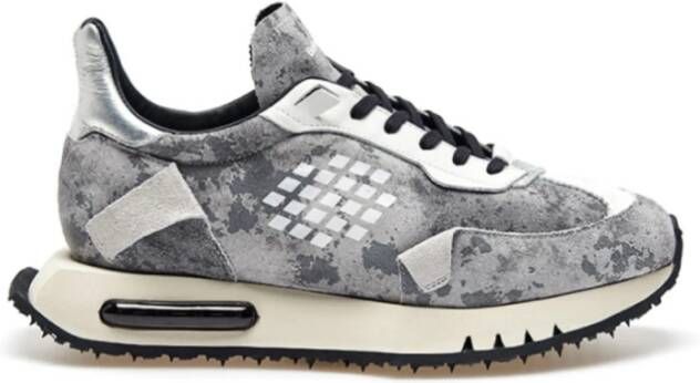 Be Positive Reflecterende Zilveren Vleugelsneakers Gray Dames