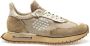 Be Positive Zwaluwstaart Vleugelsneakers Beige Heren - Thumbnail 1