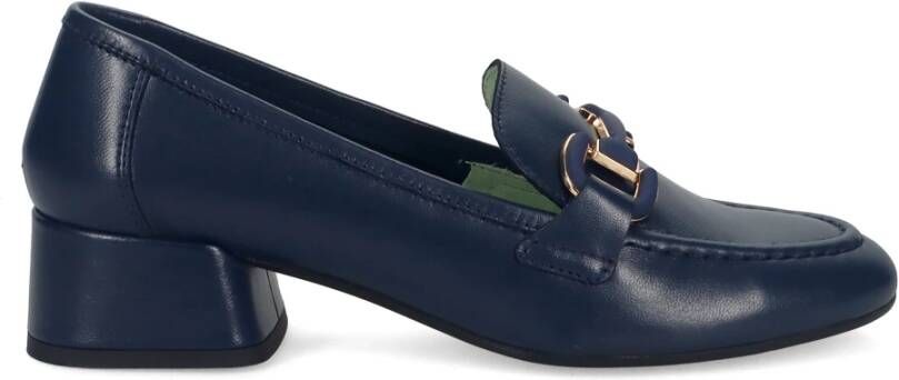 Belle Vie Blauwe Handgemaakte Mocassin Schoen Juweel