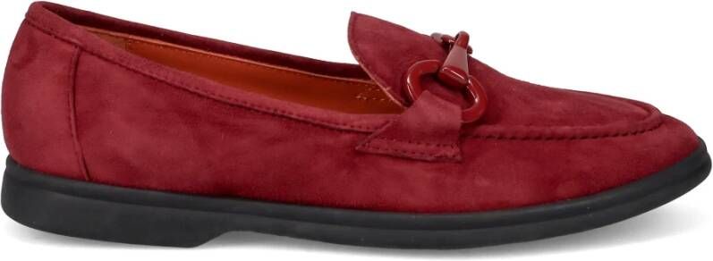 Belle Vie Bordeaux Suède Mocassin Schoen