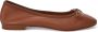 Belle Vie Bruin Leren Ballerina Schoenen Brown Dames - Thumbnail 1