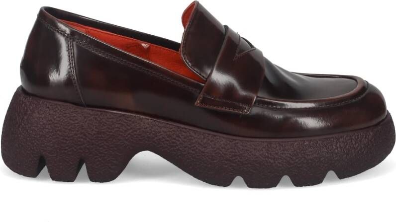 Belle Vie Bruine Platte Mocassin Schoenen Brown Dames