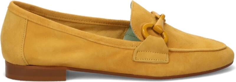 Belle Vie Donkergele Suède Mocassin Schoen