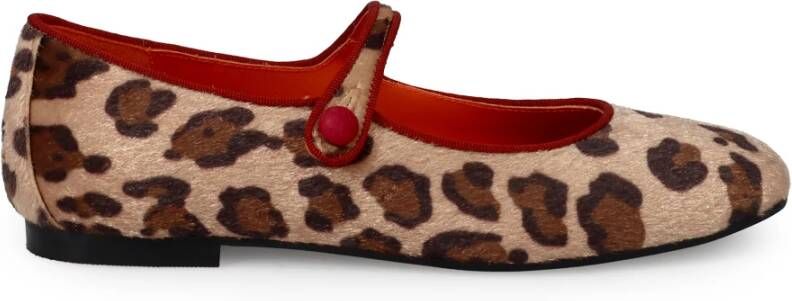Belle Vie Gevlekte Platte Mary Jane Schoenen Multicolor Dames