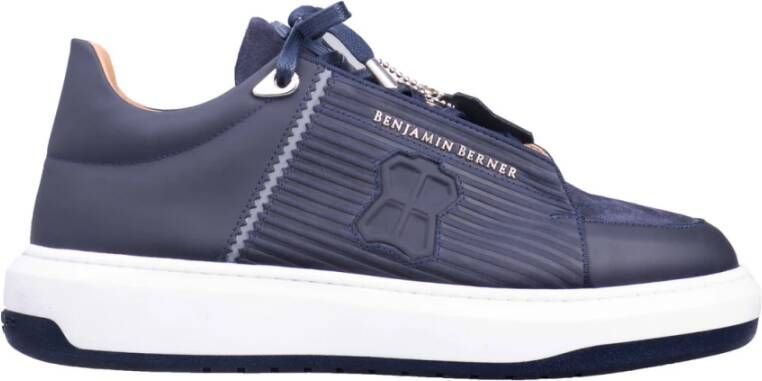 Benjamin Berner Marine Sneakers Blue Heren