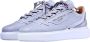 Benjamin Berner Raphael Low Top Matt Crocodile Ice Grey Sneaker - Thumbnail 1