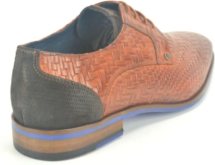 Berkelmans Vlecht Print Jurk Schoenen Brown Heren - Foto 2