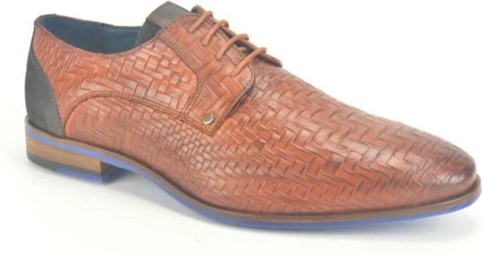 Berkelmans Vlecht Print Jurk Schoenen Brown Heren