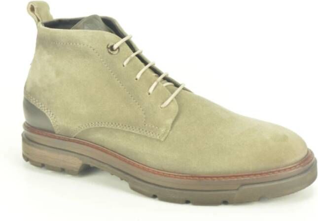 Berkel s Taupe Suède Enkellaarzen