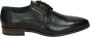 Berkelmans SAMEIRO 100005804 Volwassenen Heren veterschoenNette herenschoenen Zwart - Thumbnail 2
