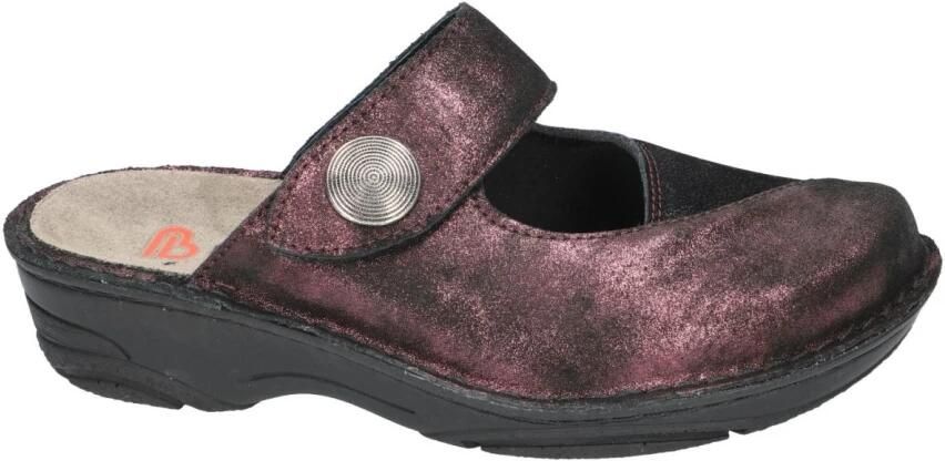 Berkemann -Dames bordeaux slippers & muiltjes - Foto 2