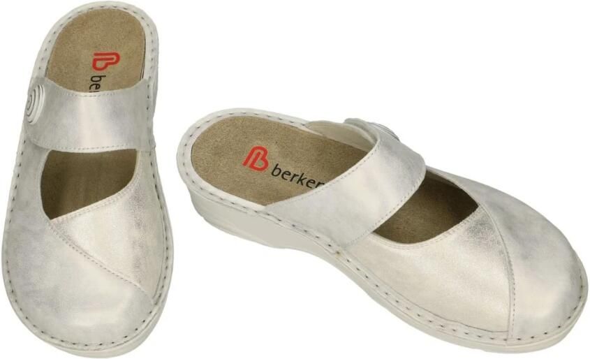 Berkemann -Dames zilver ballerina's & mocassins - Foto 2