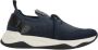 Berluti Blauwe lage sneakers met leren detail Blue Heren - Thumbnail 1