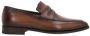 Berluti Bruin leren mocassin platte schoenen Brown Heren - Thumbnail 1