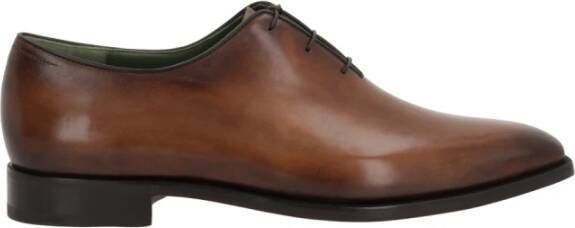 Berluti Donkerbruine leren Oxford-schoenen Brown Heren