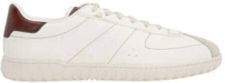 Berluti Witte Leren Lage Sneakers White Heren