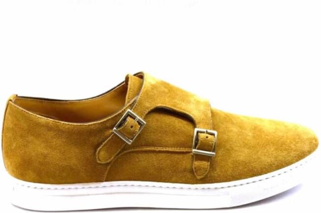 Berwick Beige Leren Moccasin met Gespen Beige Heren