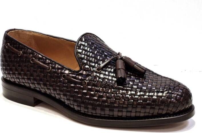 Berwick Bruine Gevlochten Kwast Loafer Schoen