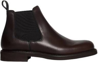 Berwick Bruine leren laars Stijl 272
