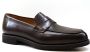 Berwick Bruine leren mocassin met Vibram-zool - Thumbnail 1