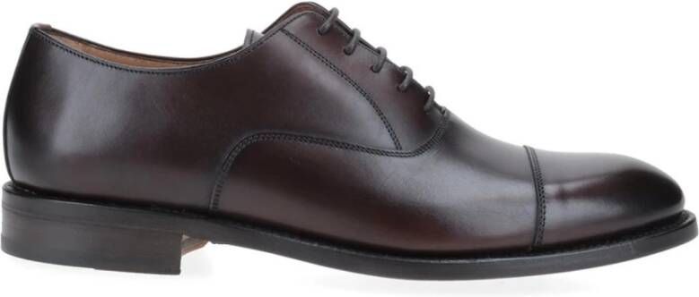 Berwick Bruine leren Oxford-schoen Handgemaakt Lichtgewicht zool