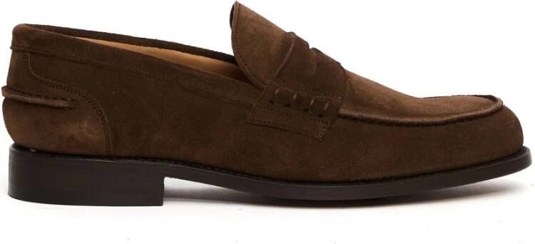 Berwick Bruine suède mocassin schoen
