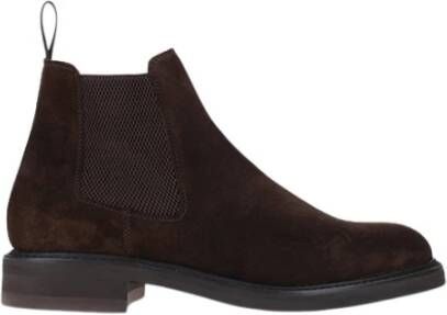Berwick Chelsea Suède Laarzen Bruin Goodyear Welted