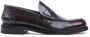 Berwick College Stijl Leren Loafers Bordeaux - Thumbnail 1