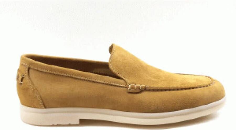 Berwick Rame Bordon Moccasin Ox Rev Beige Yellow Heren