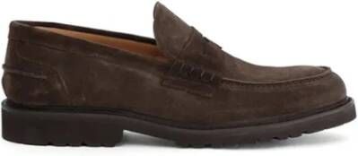 Berwick Suede College Loafers Vibram Sole Brown