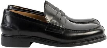 Berwick Zwarte Kalfsleren Loafers