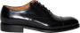 Berwick Zwarte Leren Veterschoenen 5217 - Thumbnail 1