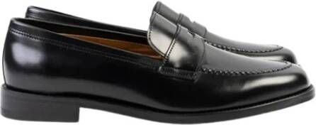 Berwick Zwarte Loafers van geborsteld leer