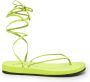 Bettina Vermillon Flat Sandals Yellow Dames - Thumbnail 1