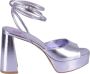 Bettina Vermillon High Heel Sandals Purple Dames - Thumbnail 1
