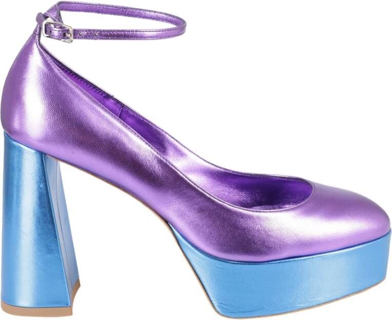 Bettina Vermillon Pumps Purple Dames