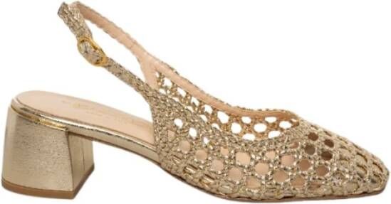 Dune London Cloudia slingback met strass • Goud • de Bijenkorf