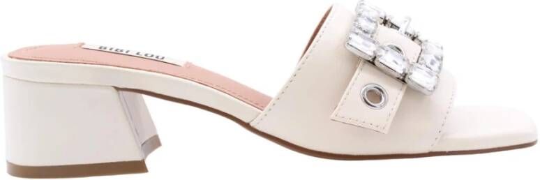 Bibi Lou Bakoe Muiltje Sandalen White Dames