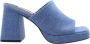 Bibi Lou Bloemen Muiltje Blue Dames - Thumbnail 15