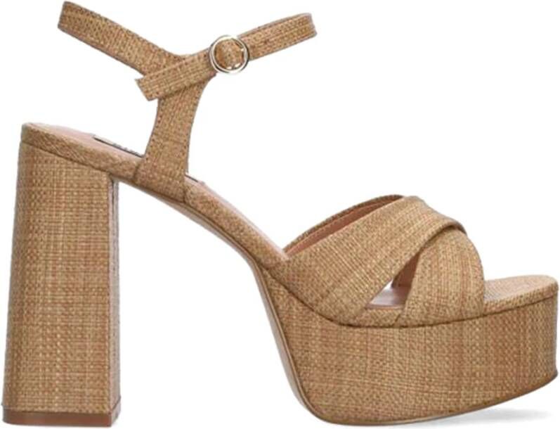 Bibi Lou Beige Platform Sandal Bold Exclusive Style