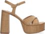 Bibi Lou Beige Platform Sandal Bold Exclusive Style - Thumbnail 1