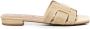 Bibi Lou Beige Raffia en Leren Sandalen - Thumbnail 1