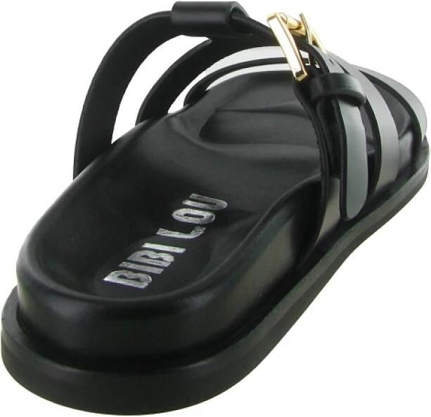 BIBI LOU Slippers Dames 903z08aa Maat: 36 Materiaal: Leer Kleur: Zwart - Foto 7