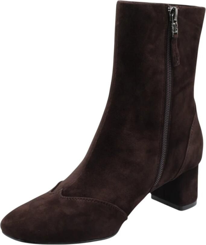 Bibi Lou Soren Booties 50 suède enkellaarsjes met hak donkerbruin - Foto 5
