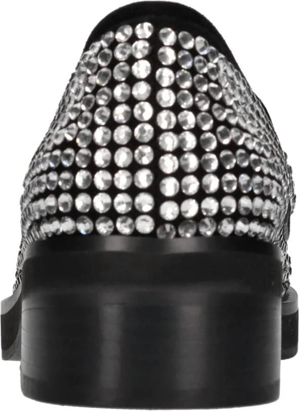 Bibi Lou Fabric and Rhinestone Loafers - Foto 3